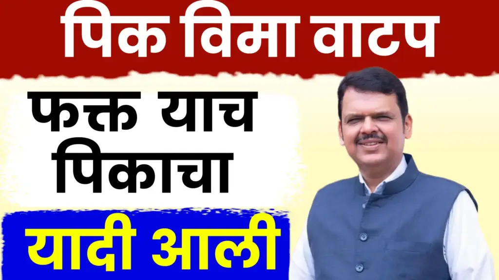 खरीप २०२० पीक विम्याच्या याद्या जाहीर!