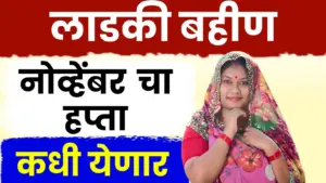 Ladki Bahin Yojana Nov Installment Date ; नोव्हेंबरच्या हप्त्याची नवीन अपडेट